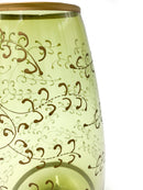 Vaso Verde in Vetro Finissimo Anni 20