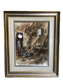 Dipinto di Acquerello di Giulio Falzoni, Anni '60