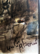 Dipinto di Acquerello di Giulio Falzoni, Anni '60