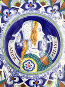 Coppia di Piatti Amor Vitast Ceramica di Faenza