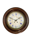 Orologio Occhio di Bue in Marmo e Ceramica Anni 20