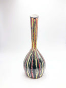 Vaso Striato in Ceramica di Origine Veneta, anni '60