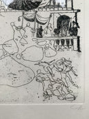 Litografia di Nino Caffè degli Anni 70