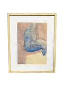 Acquerello di Nudo di Donna Anni 80