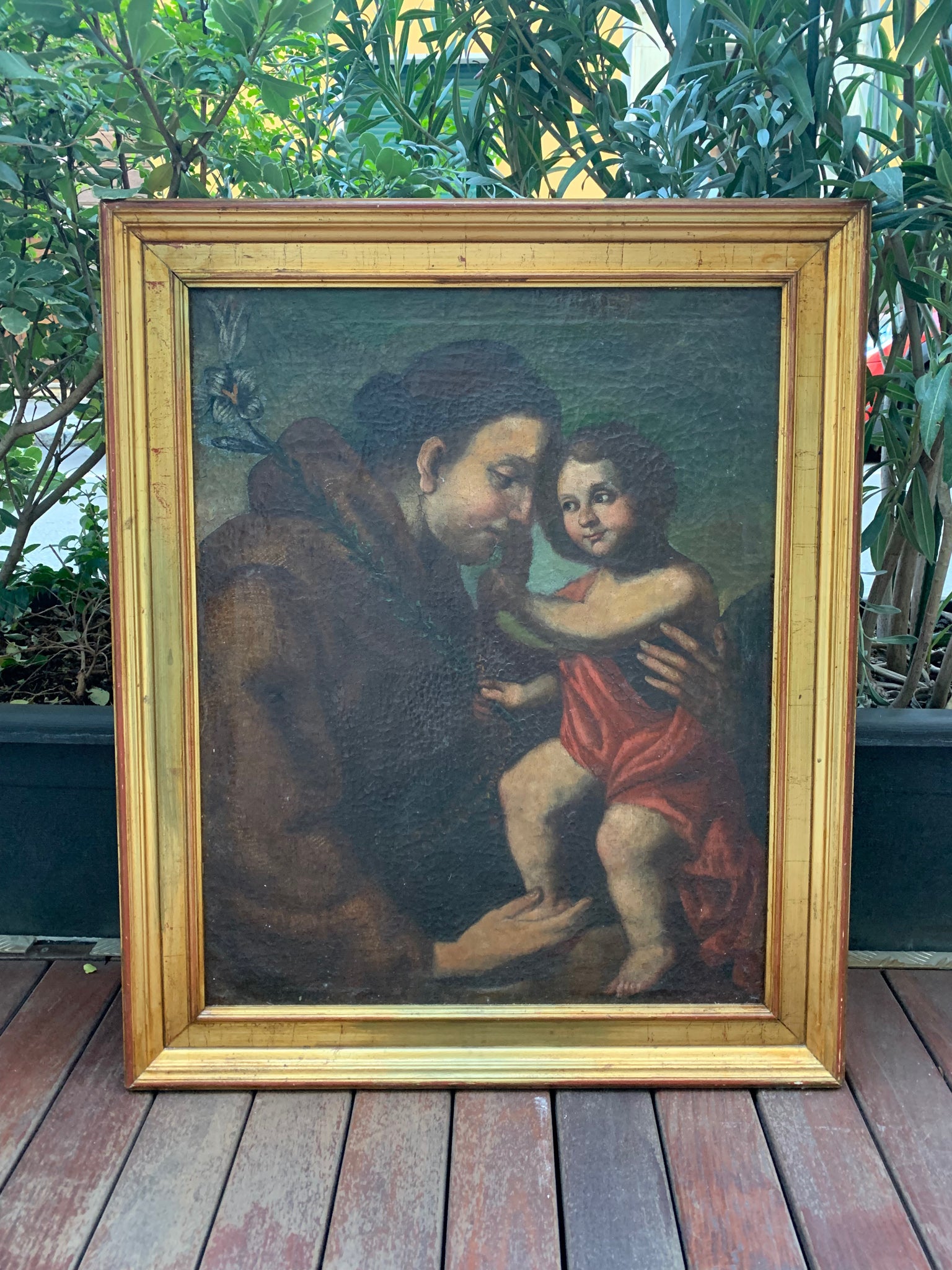 Oil painting on canvas of San Giuseppe from 1700