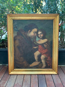 Dipinto Olio su Tela di San Giuseppe del 1700