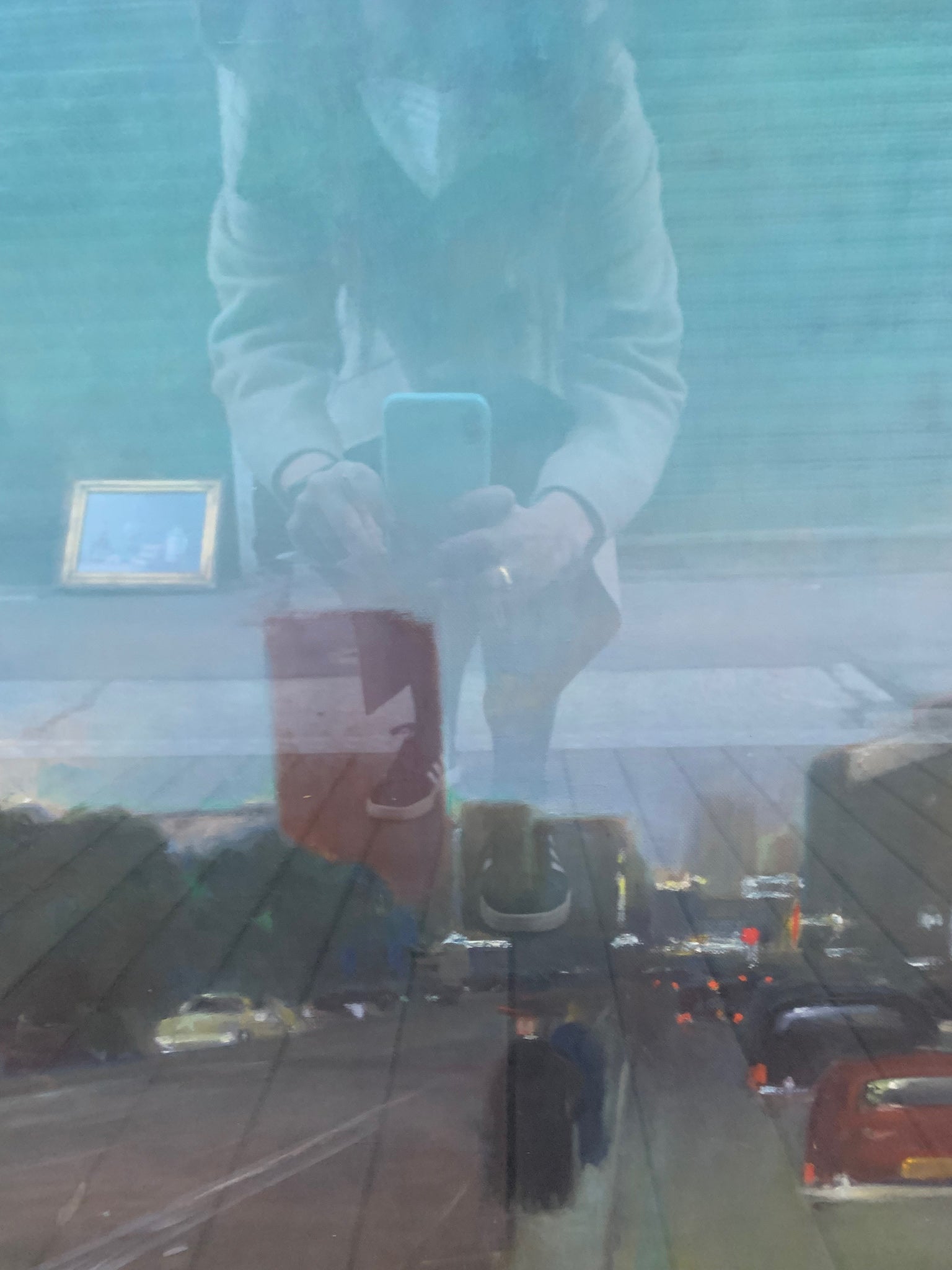 60s City Landscape Painting