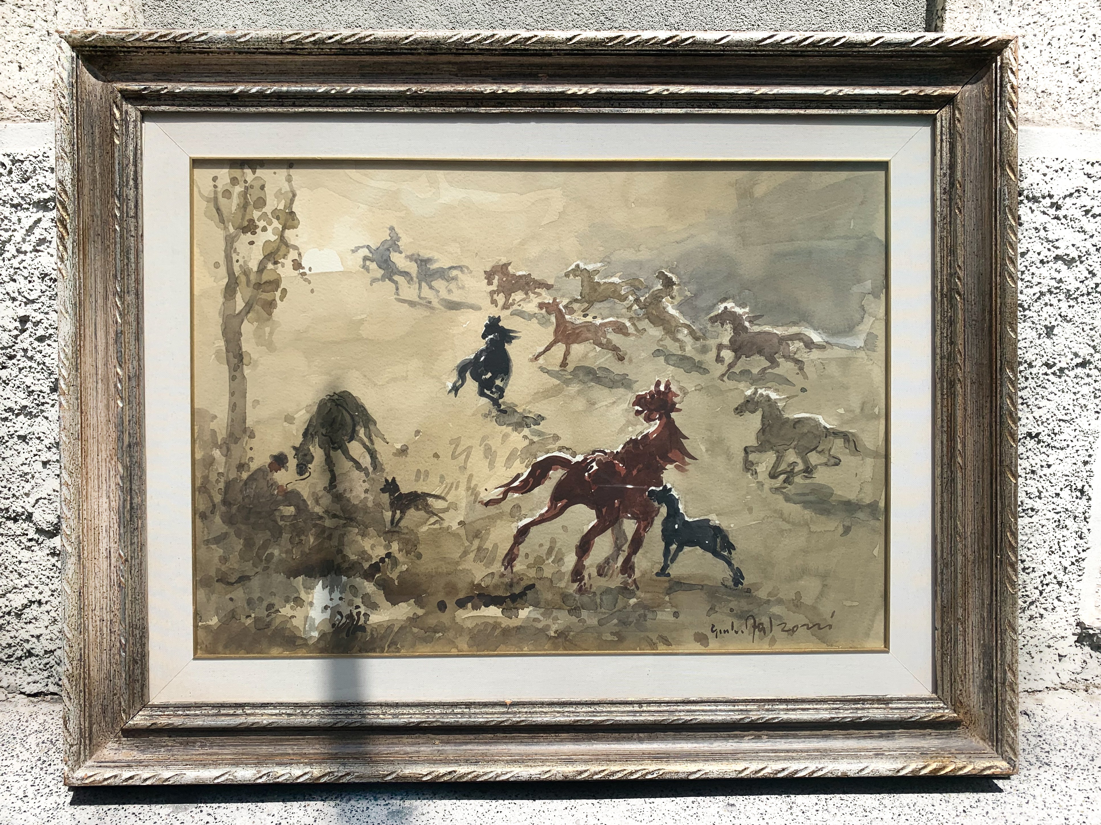 Painted by Giulio Falzoni 1960s