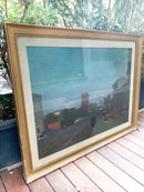 Dipinto di Paesaggio Cittadino Anni 60