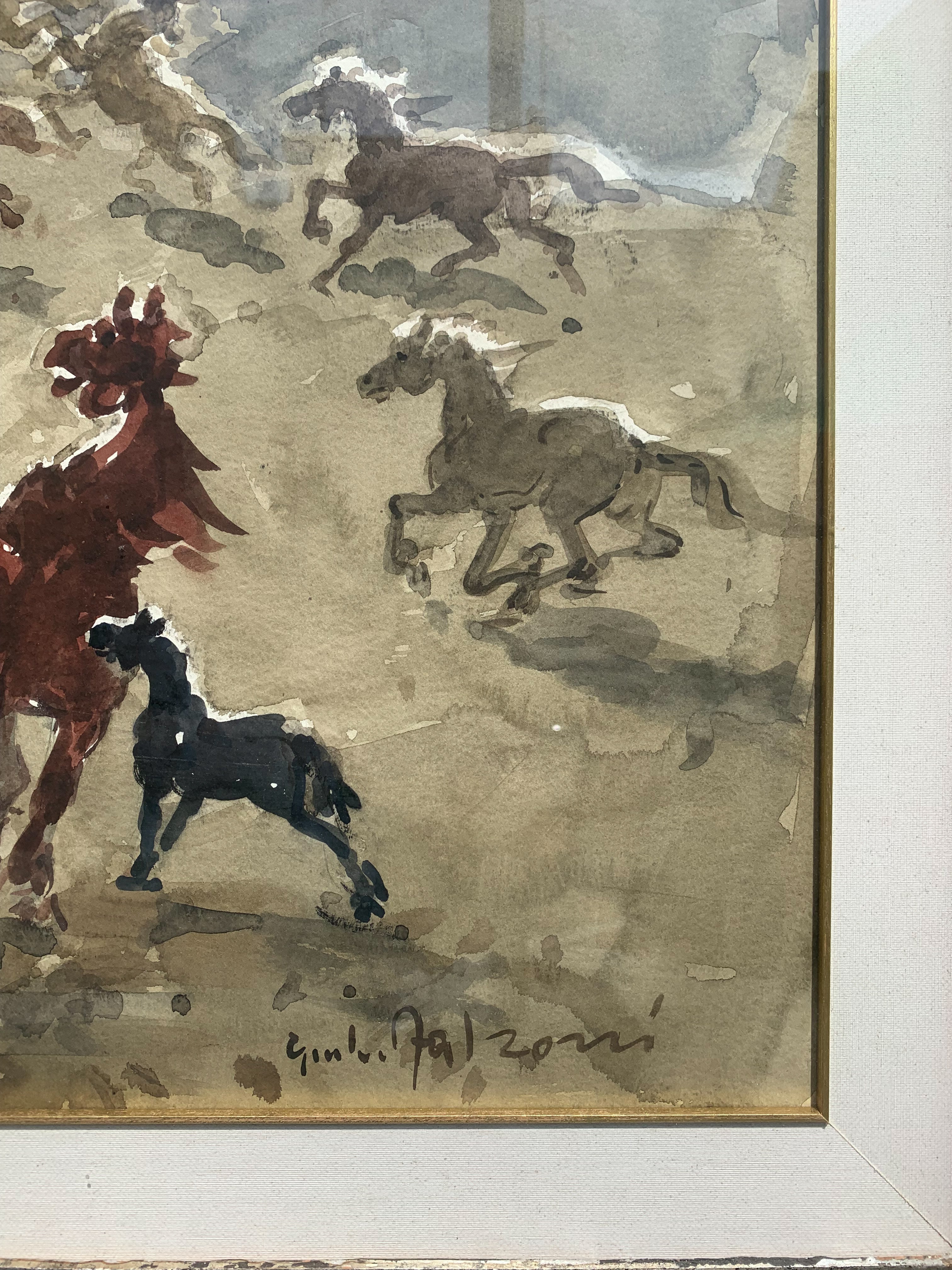 Painted by Giulio Falzoni 1960s