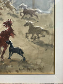 Dipinto di Giulio Falzoni Anni 60