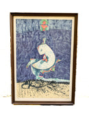 Lithography by Gianni Dova 1960s