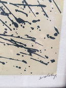 Lithography by Gianni Dova 1960s