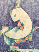 Lithography by Gianni Dova 1960s