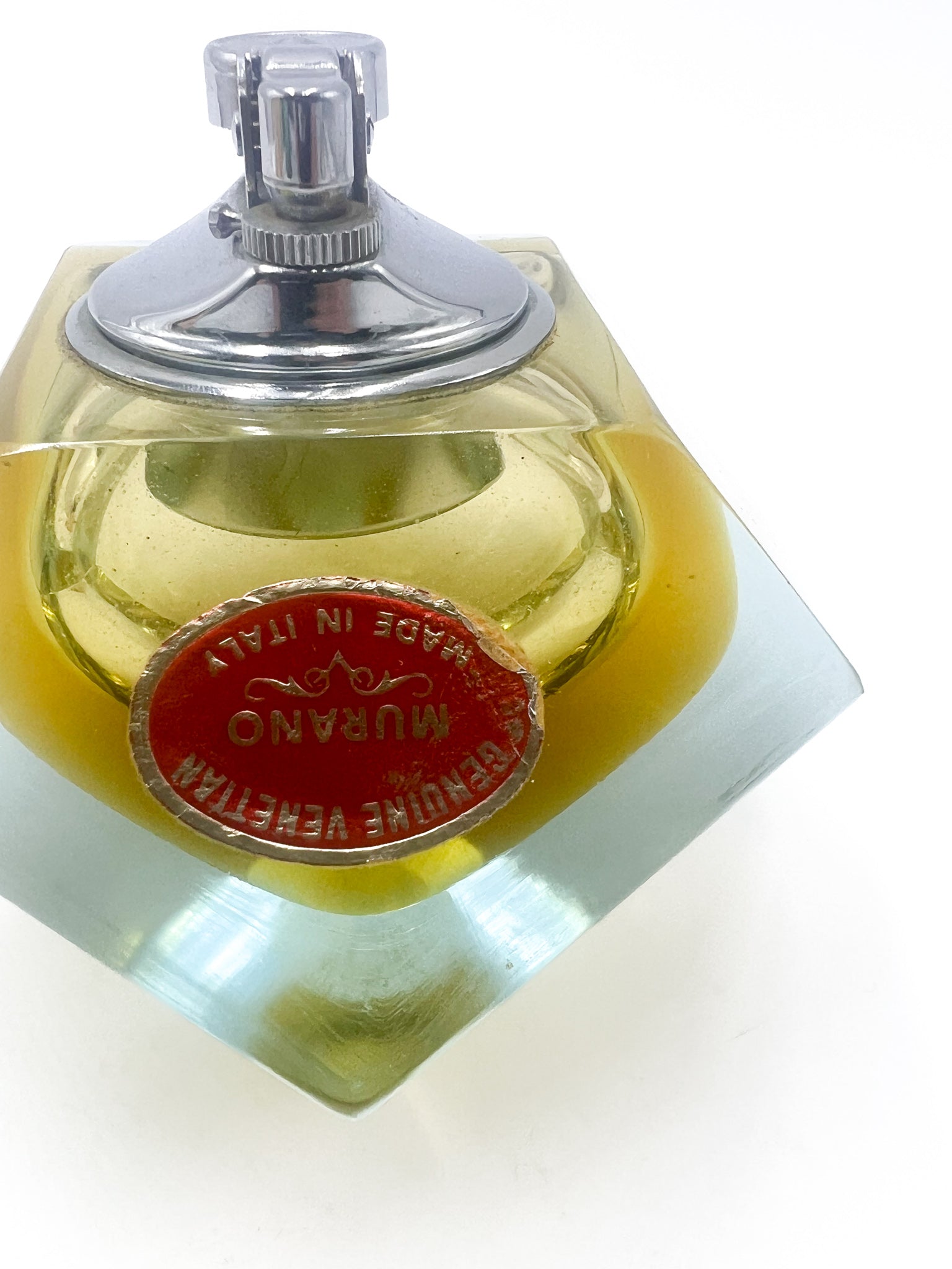 Accendino in Vetro di Murano Attribuito a Flavio Poli Anni 70