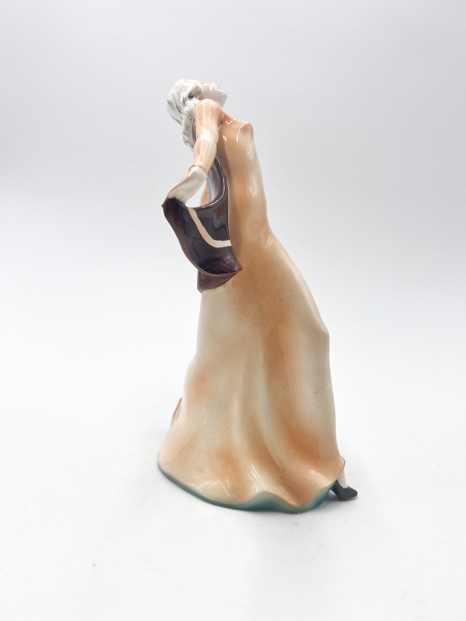 Statuina in Ceramica di Ballerina Decò Anni 40