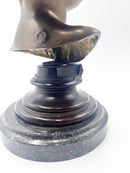 Scultura di Busto di Bambino in Bronzo realizzato da Gemito Anni 50