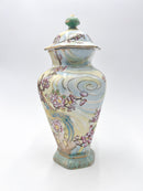 Vaso Liberty in Ceramica Dipinto a Mano di Vera Vitali del 1927