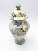 Vaso Liberty in Ceramica Dipinto a Mano di Vera Vitali del 1927