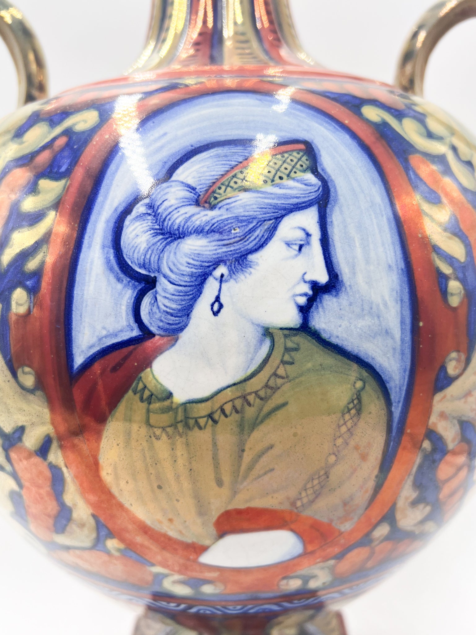 Vaso in Ceramica di Gualdo Tadino Primi Novecento