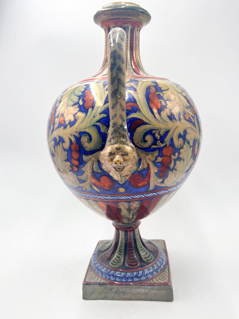 Early 20th century ceramic vase by Gualdo Tadino