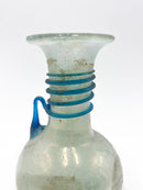 Vaso Azzurro in Vetro Scavo Cenedese Primi Novecento