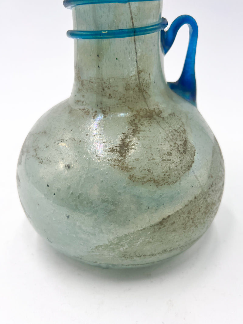 Early 20th century Scavo Cenedese blue glass vase