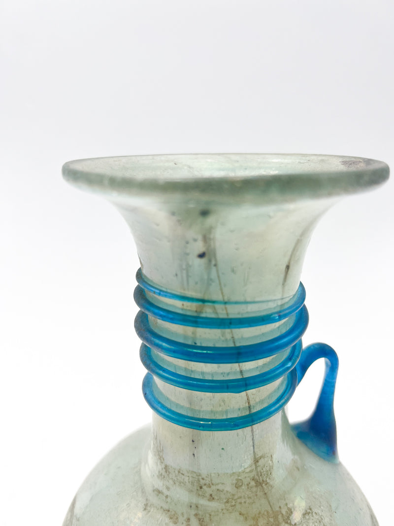 Early 20th century Scavo Cenedese blue glass vase