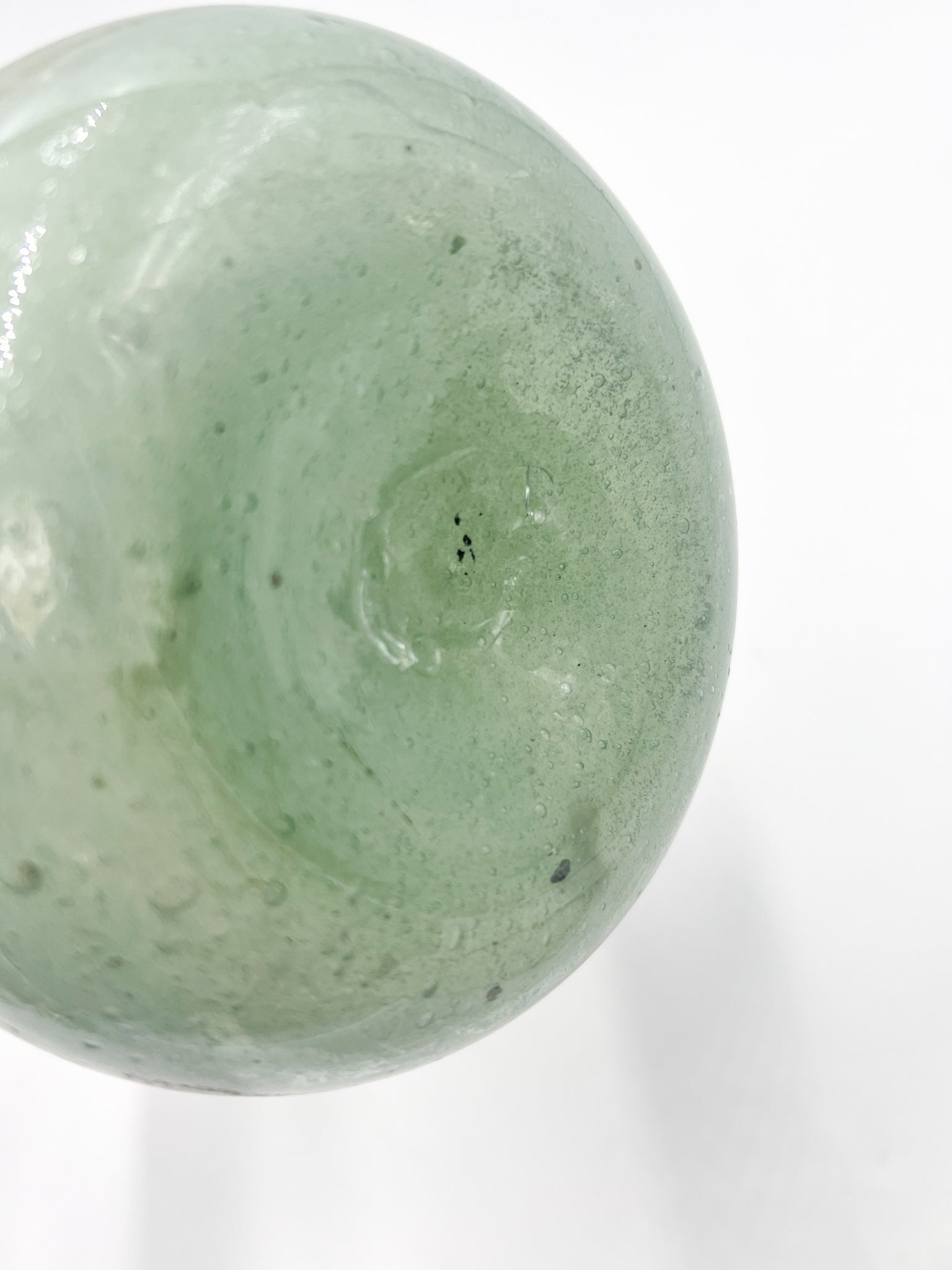 Vaso Azzurro in Vetro Scavo Cenedese Primi Novecento