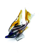 Pesce Viola in Vetro di Murano Anni 80