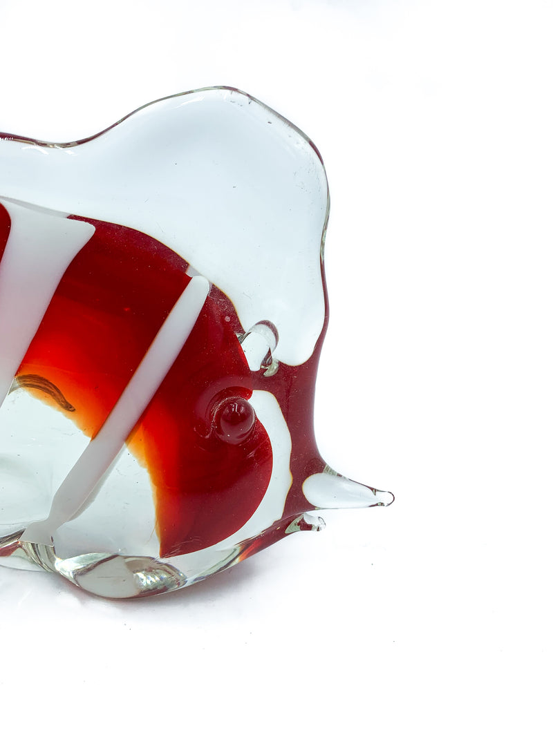 Murano glass red fish from the 70s