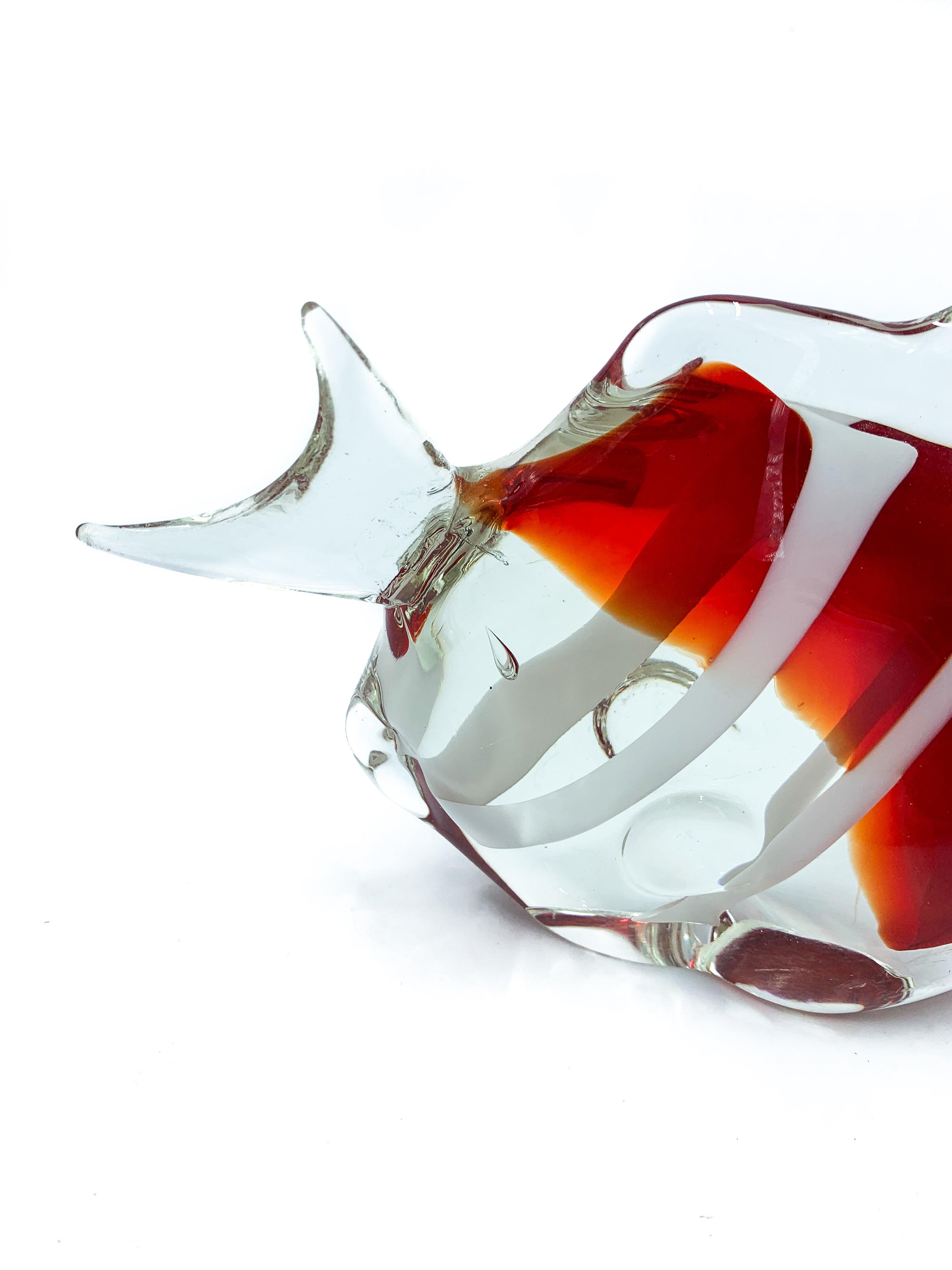 Murano glass red fish from the 70s