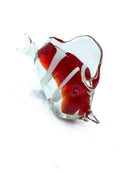 Pesce Rosso in Vetro di Murano Anni 70