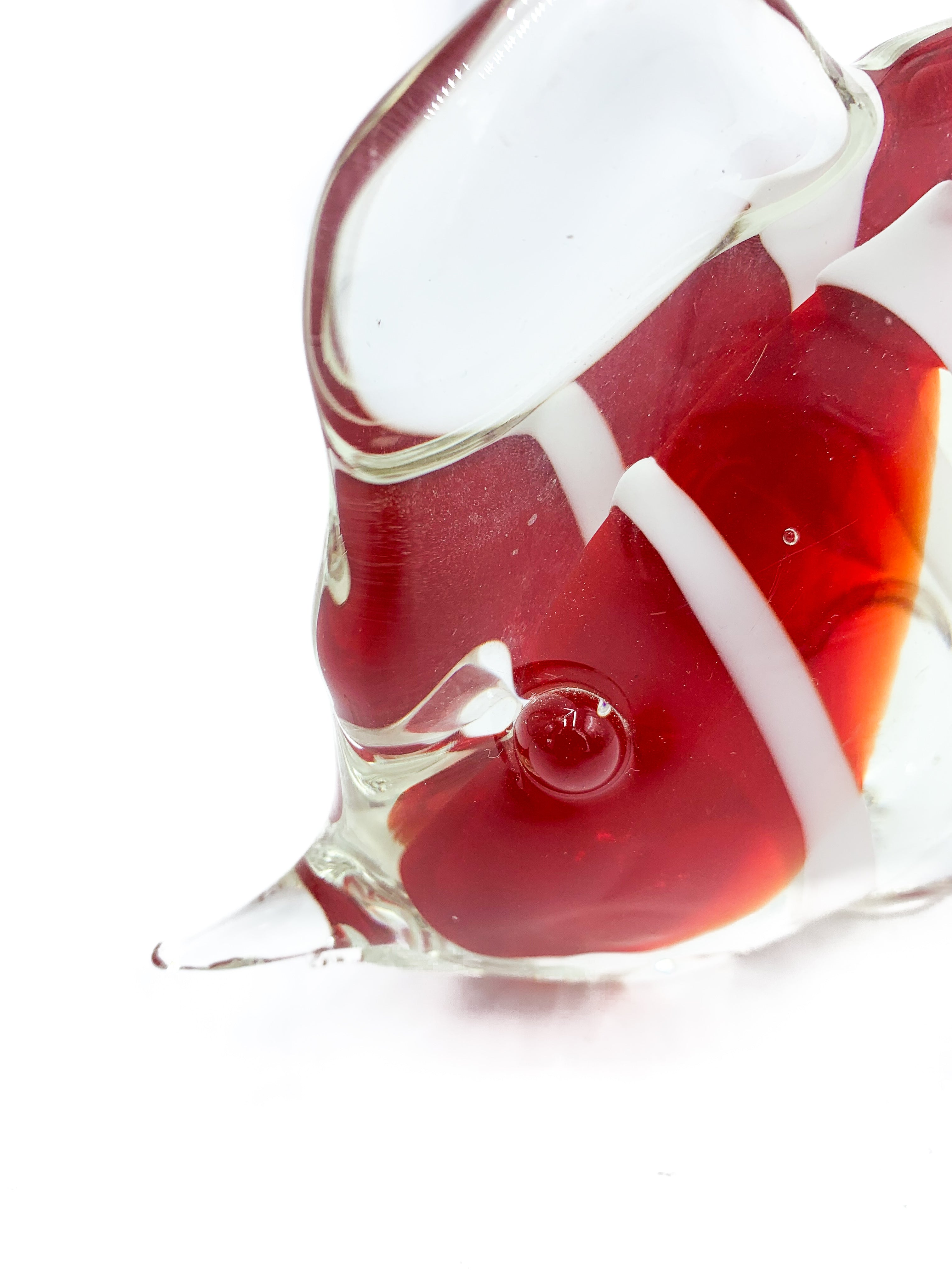 Murano glass red fish from the 70s