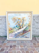 Dipinto Olio su Tela di Fausto Cattaneo del 1956