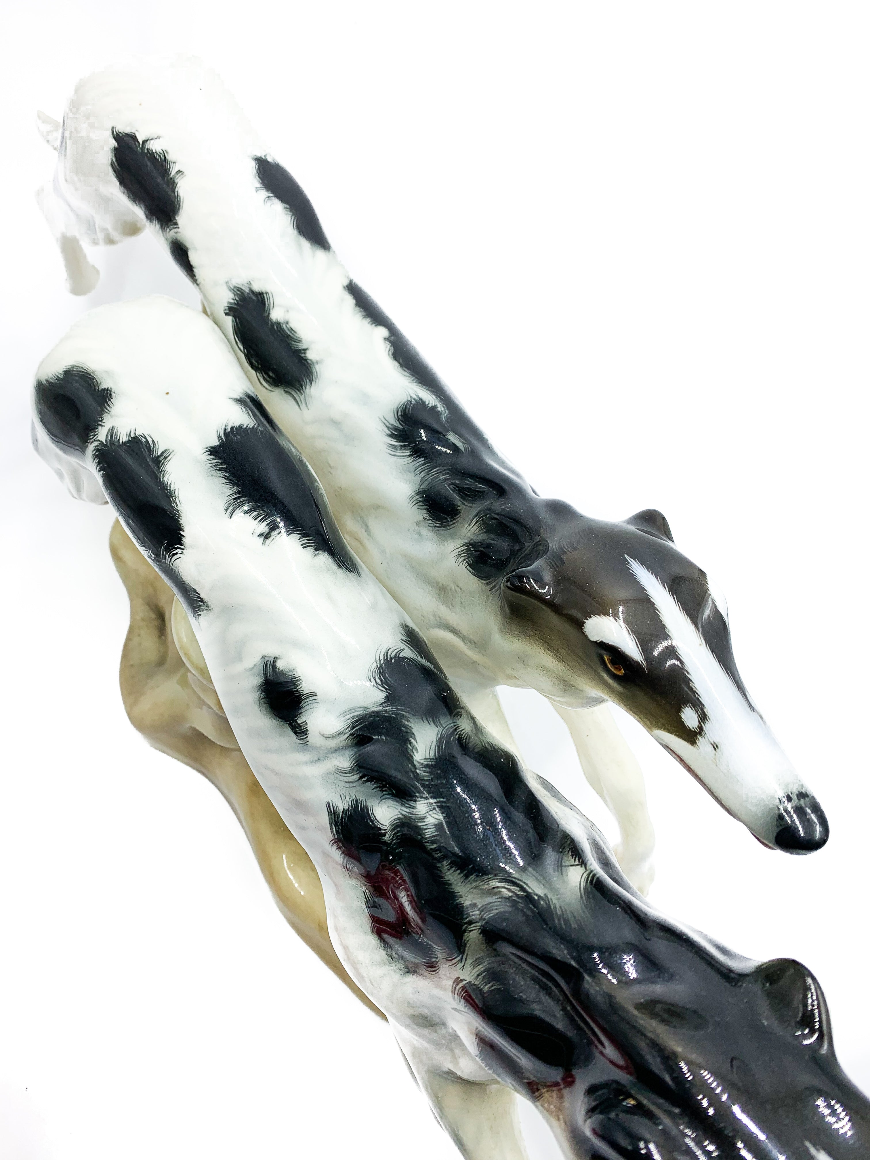Pair of Cia Manna Ceramic Greyhounds 1950s