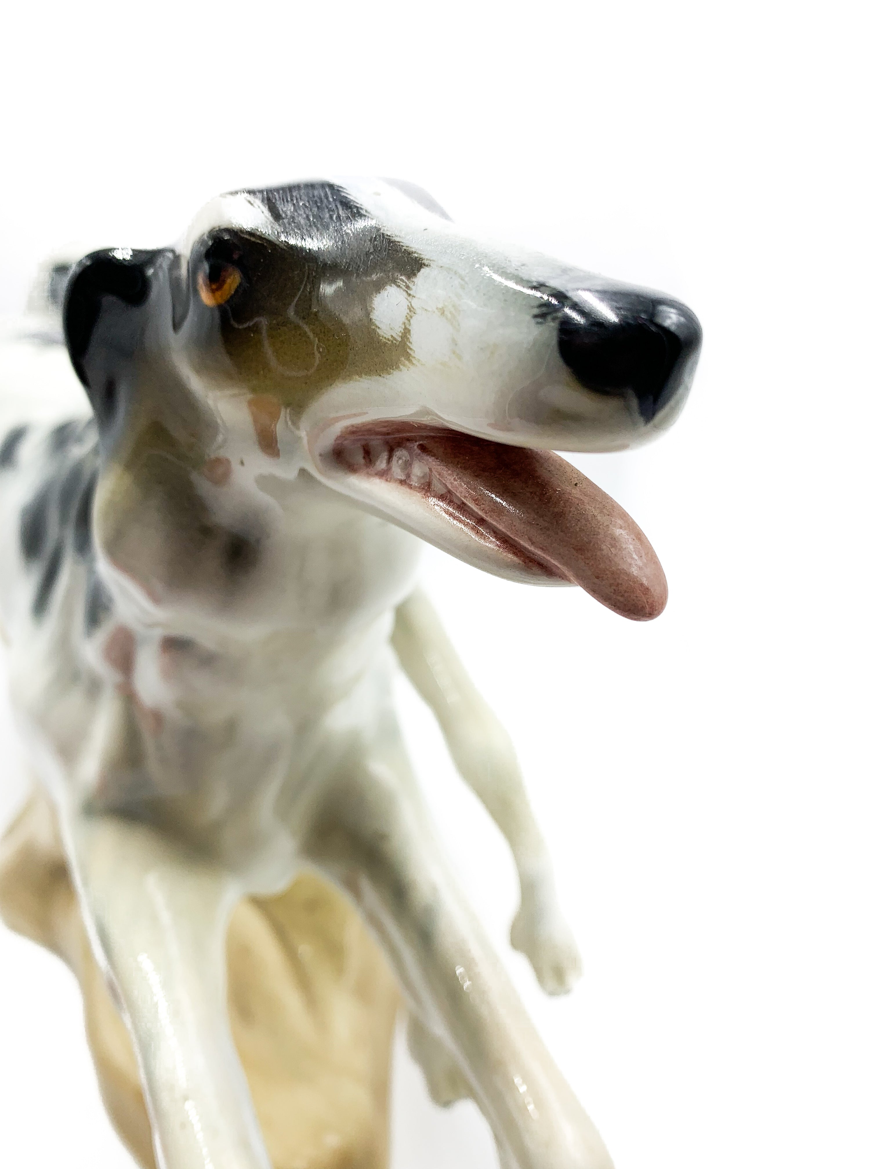 Pair of Cia Manna Ceramic Greyhounds 1950s