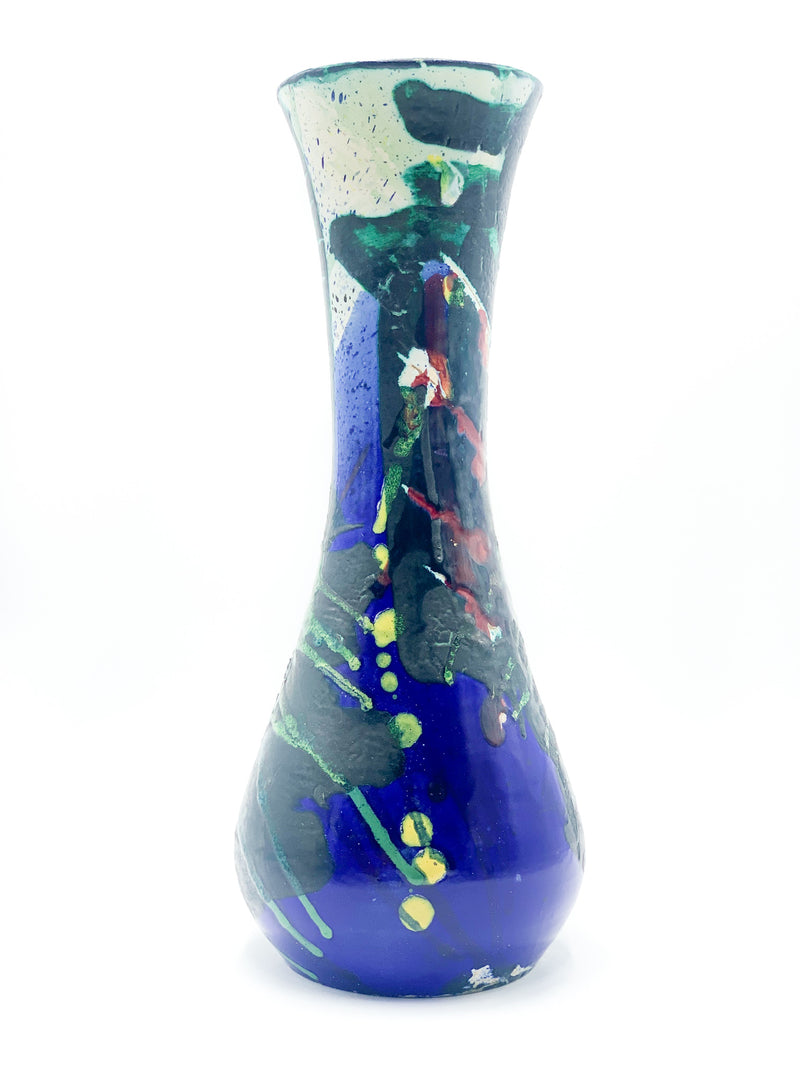 Albisola ceramic vase by Gianni Dova and Roberto Crippa 1950s