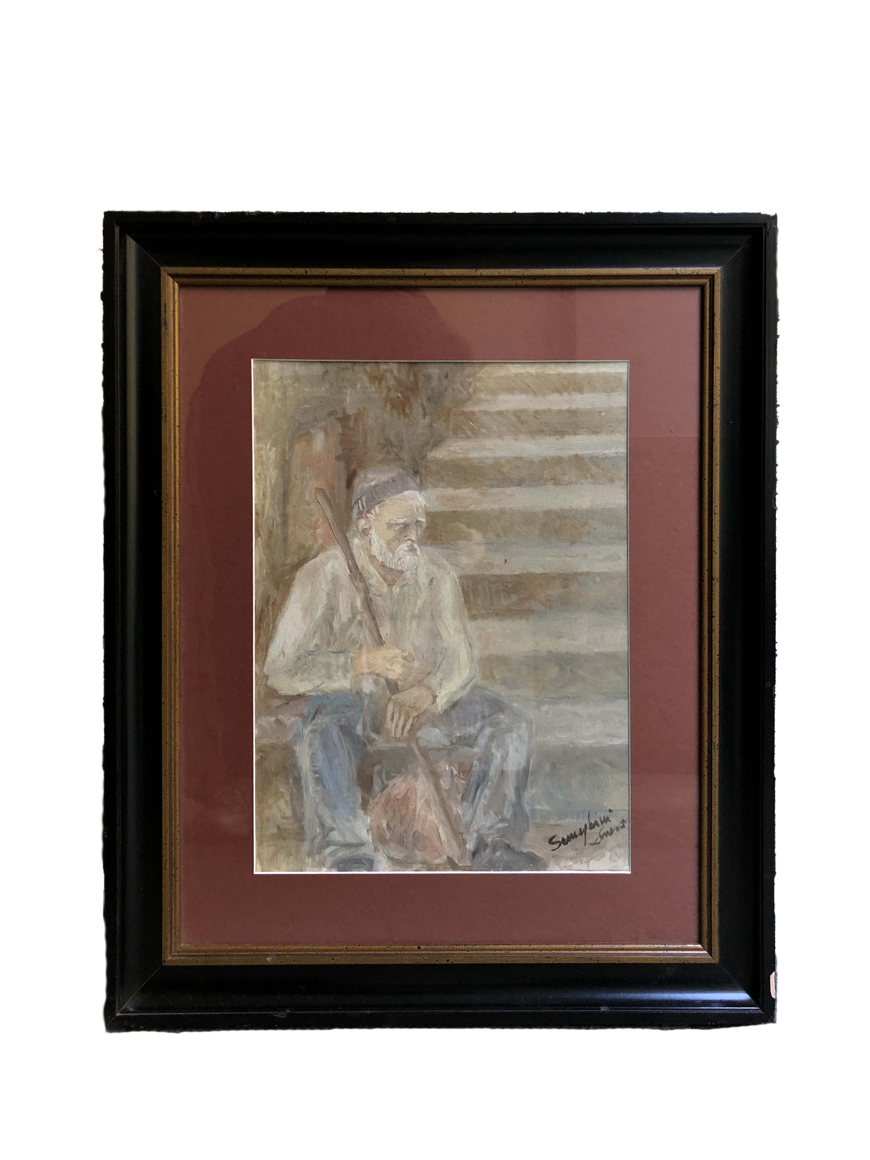 Oil painting on canvas by Rio Seneghini