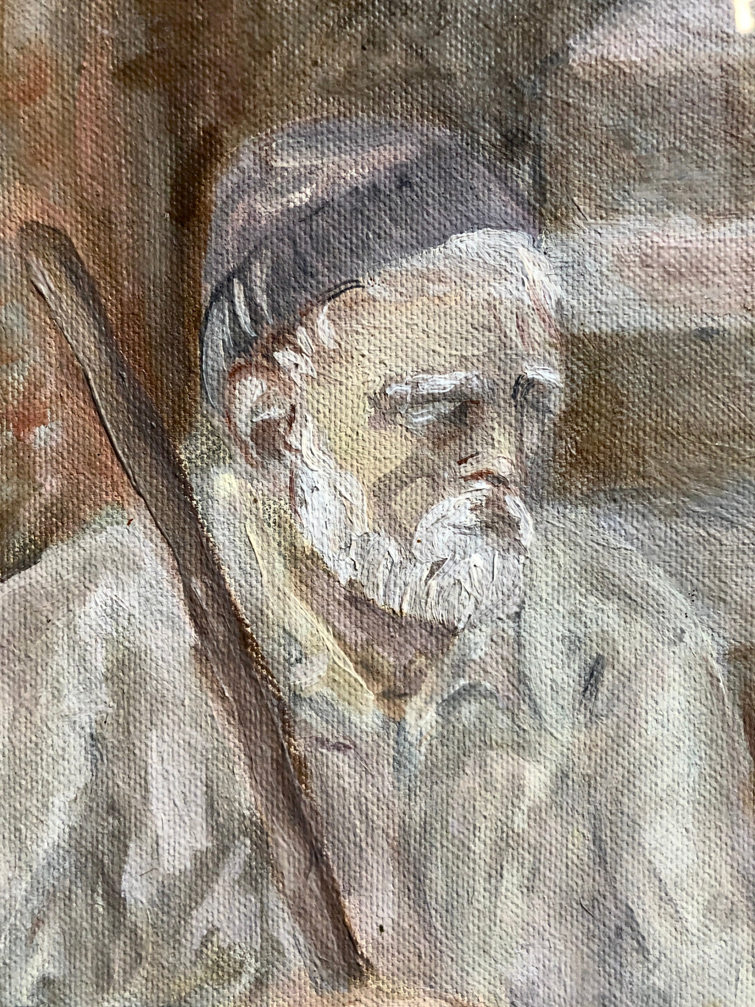 Oil painting on canvas by Rio Seneghini