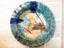 Piatto in Ceramica di Gianni Dova Anni 70