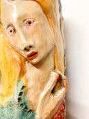 Portaombrelli in ceramica di Pucci Dipinto e Scolpito a Mano Anni 50