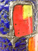 Portaombrelli in Ceramica di Albisola Dipinto a Mano Anni 70