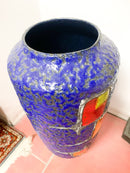 Portaombrelli in Ceramica di Albisola Dipinto a Mano Anni 70