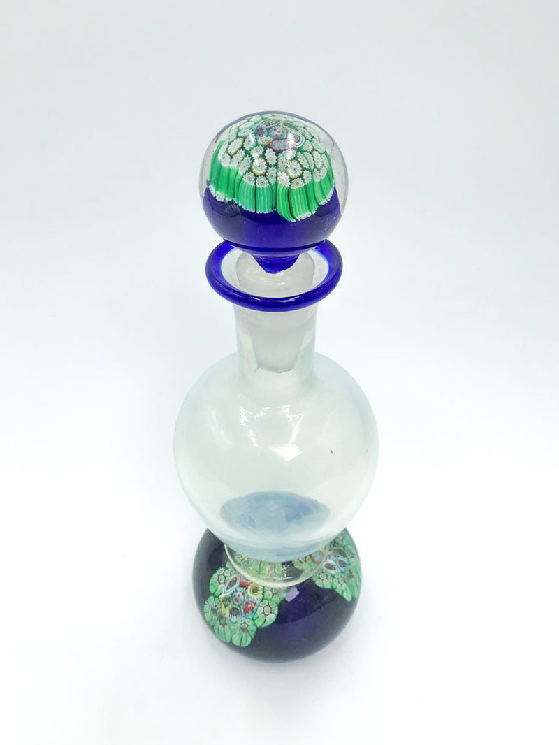 Murano glass bottle decorated with Murrine, 1960s