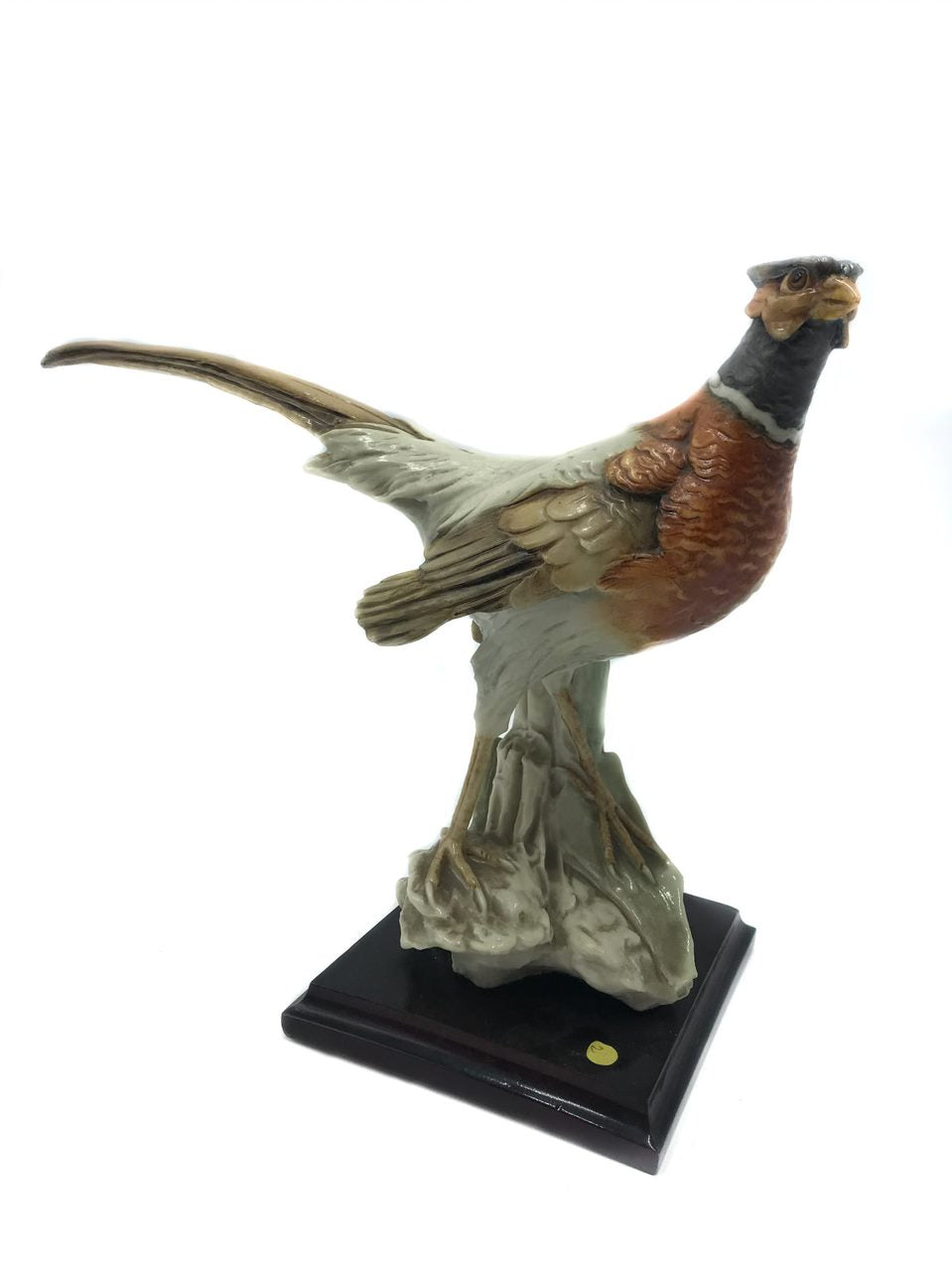 Ceramic sculpture of Pheasant by Cacciapuoti