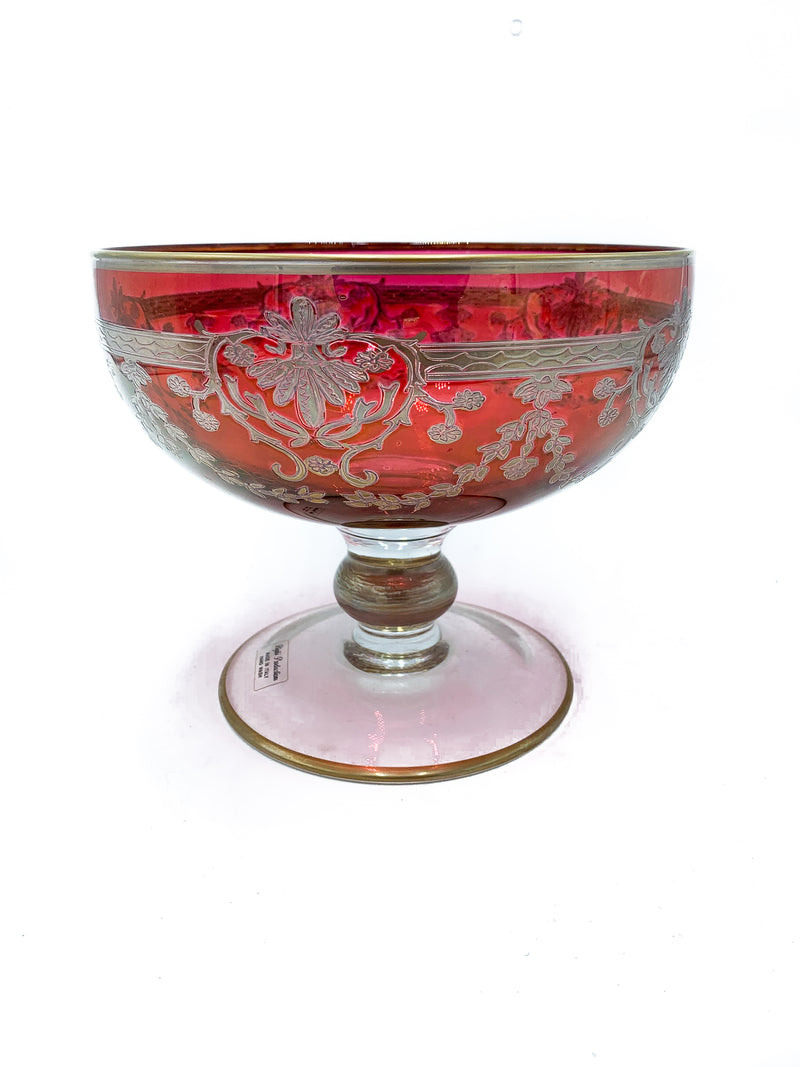 Empoli Glass Cup with 1960s Decorations