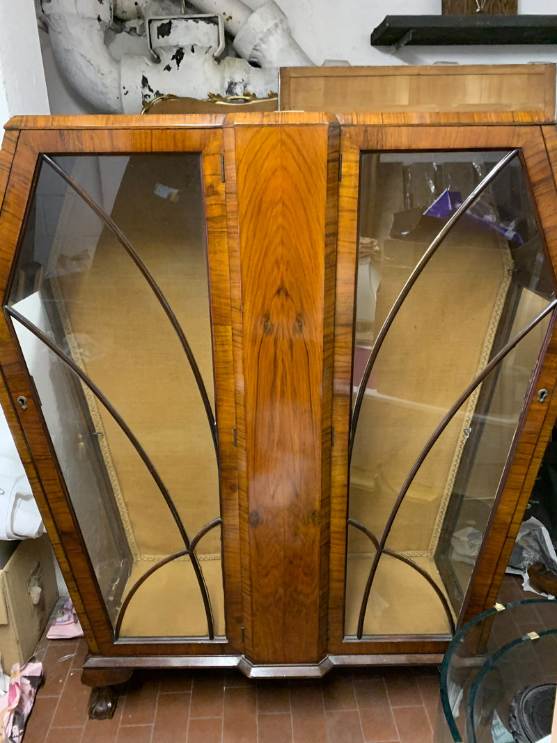 Deco Showcase Cabinet from the 40s