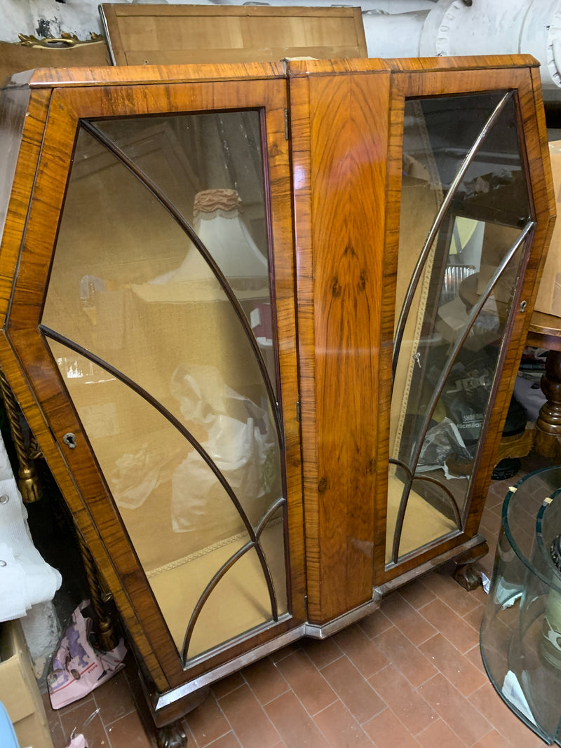 Deco Showcase Cabinet from the 40s