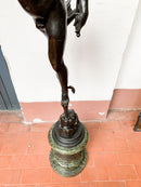 Scultura in Bronzo Hermes di Antonio Pandiani dei Primi 900